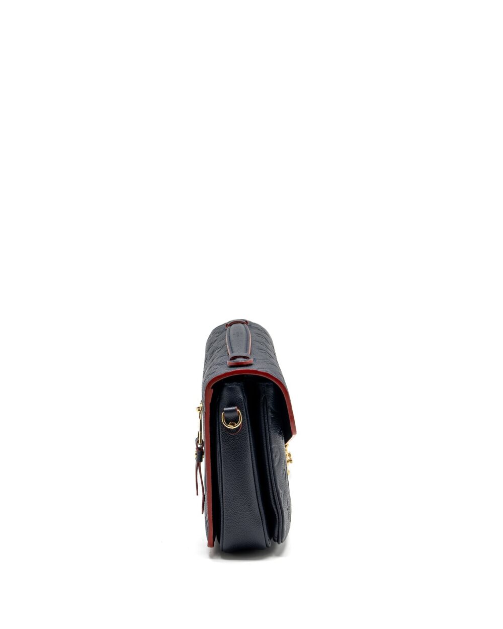 AAA Replica Louis Vuitton LV POCHETTE METIS MONOGRAM EMPREINETE NAVY GHW