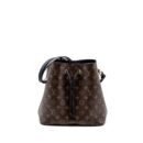 AAA Replica Louis Vuitton LV NEONOE MM MONOGRAM CANVAS BLACK GHW