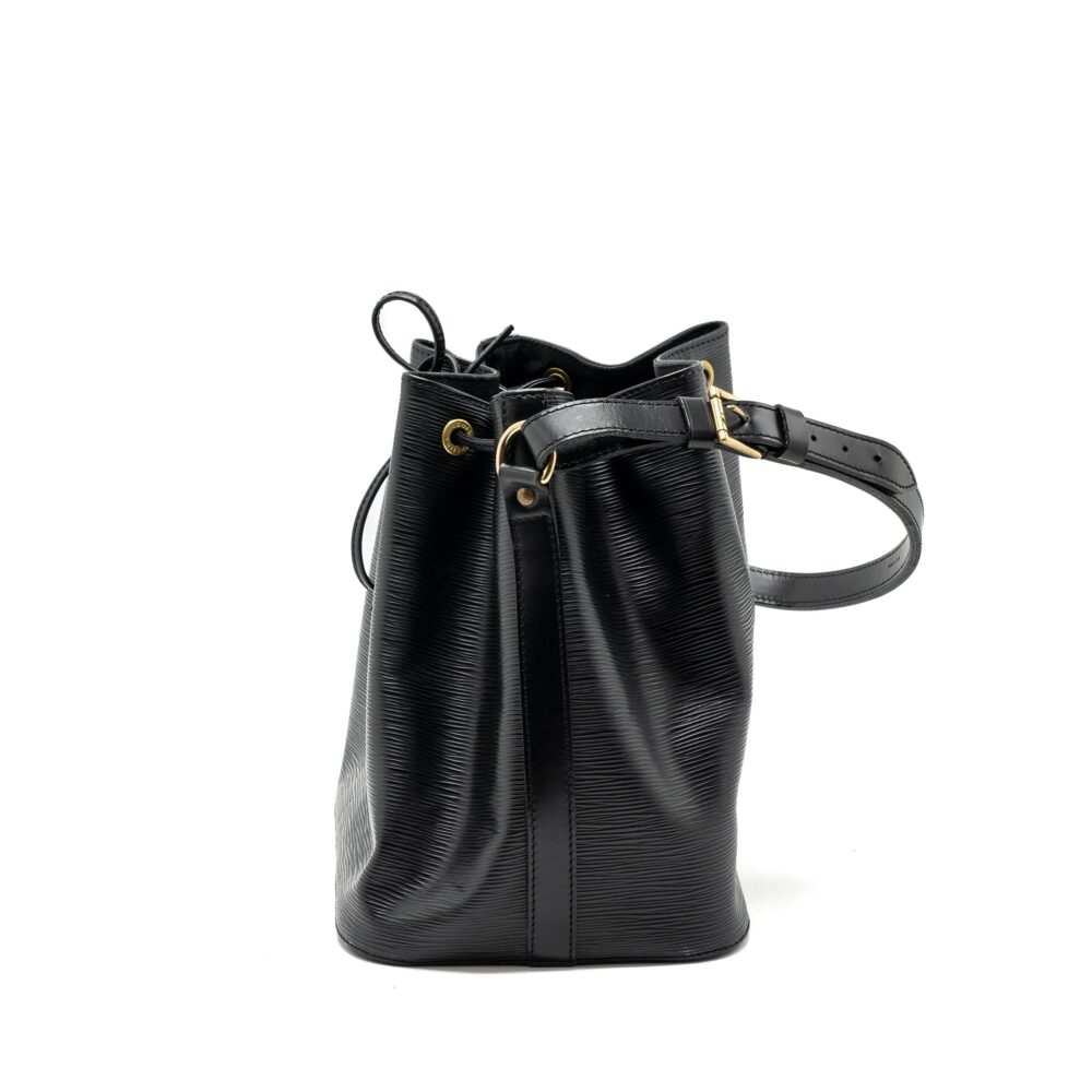 AAA Replica Louis Vuitton LV PETIT NOE EPI LEATHER BLACK GHW