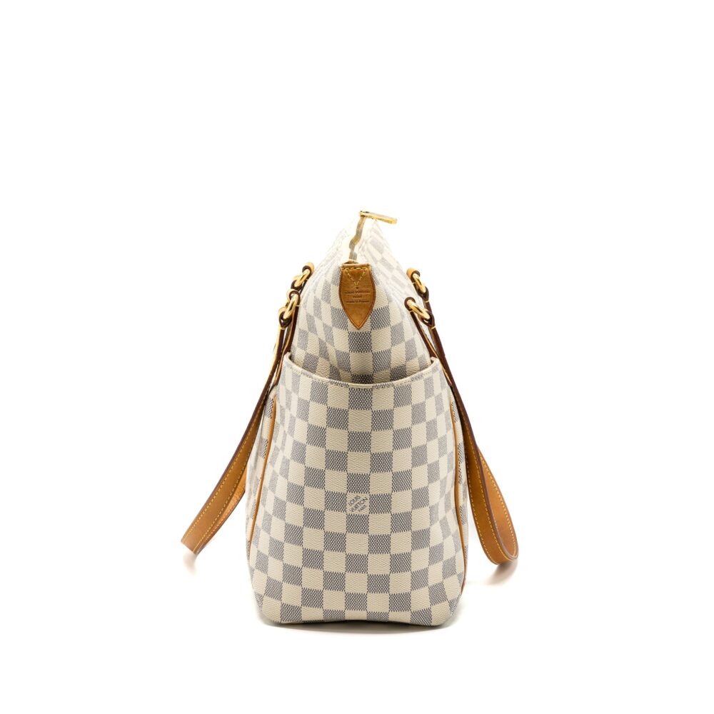 AAA Replica Louis Vuitton LV TOTALLY TOTE BAG DAMIER AZUR GHW
