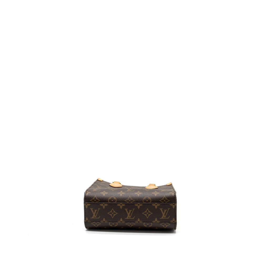AAA Replica Louis Vuitton LV SAC PLAT BB MONOGRAM CANVAS GHW