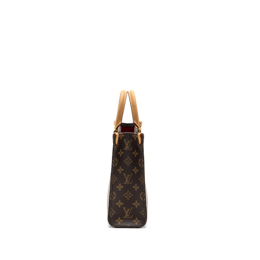 AAA Replica Louis Vuitton LV SAC PLAT BB MONOGRAM CANVAS GHW