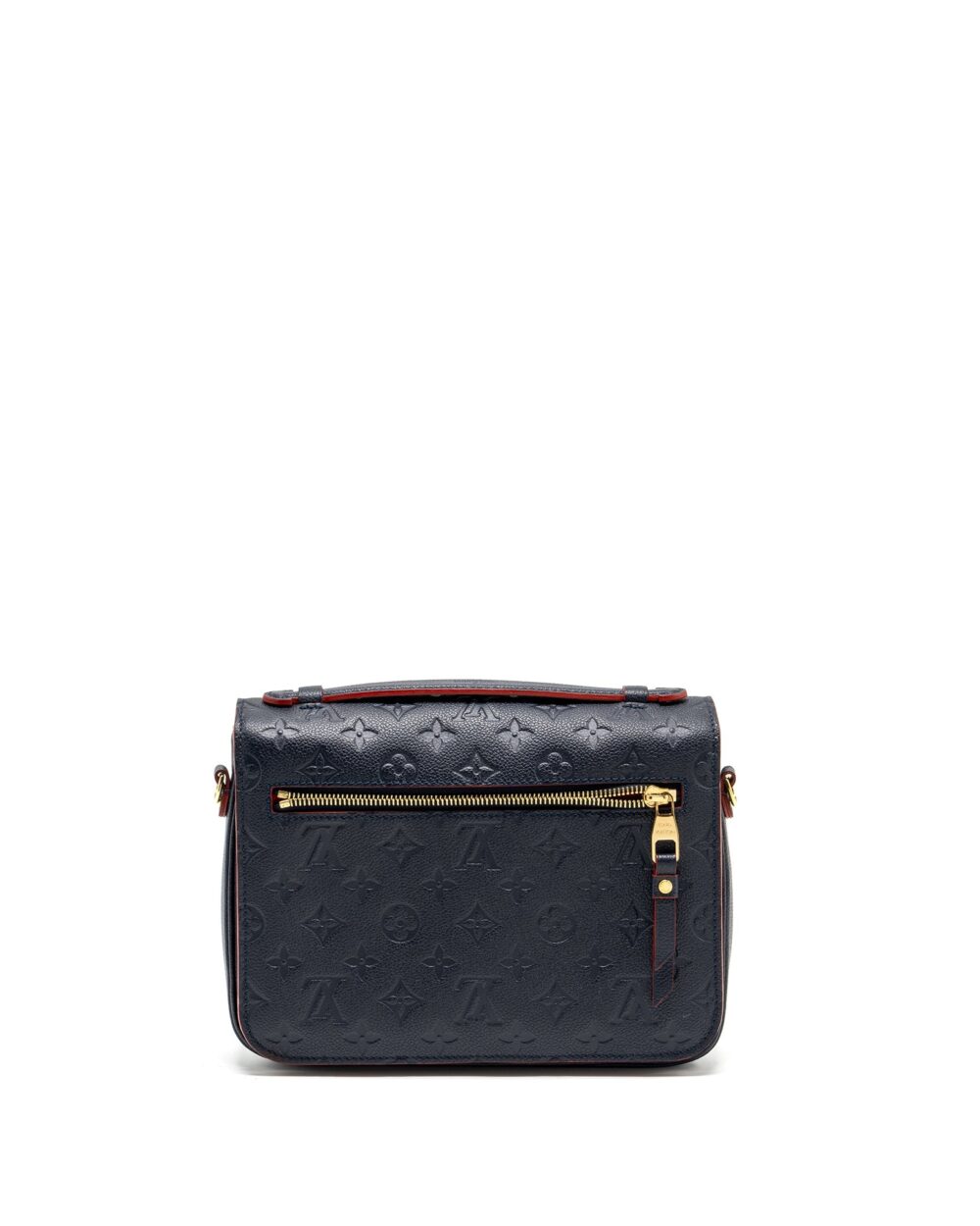 AAA Replica Louis Vuitton LV POCHETTE METIS MONOGRAM EMPREINETE NAVY GHW
