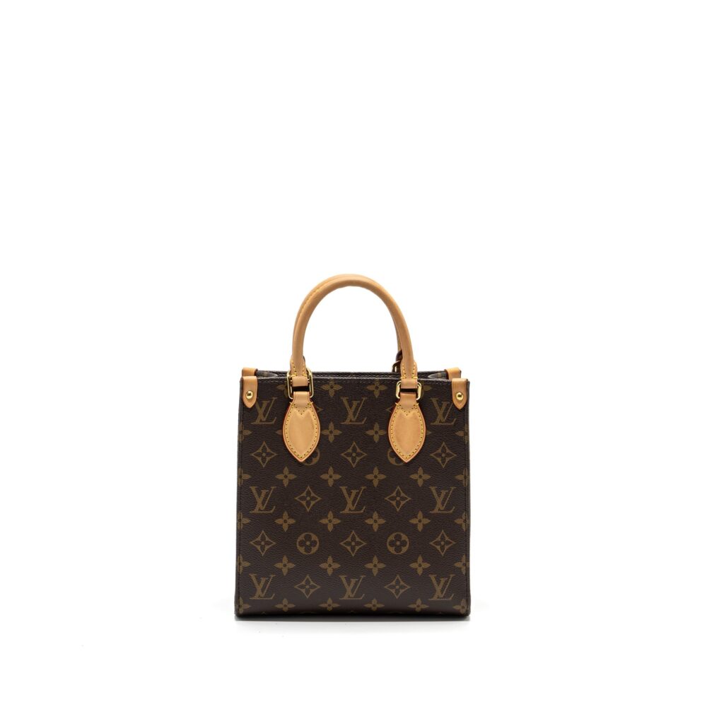 AAA Replica Louis Vuitton LV SAC PLAT BB MONOGRAM CANVAS GHW