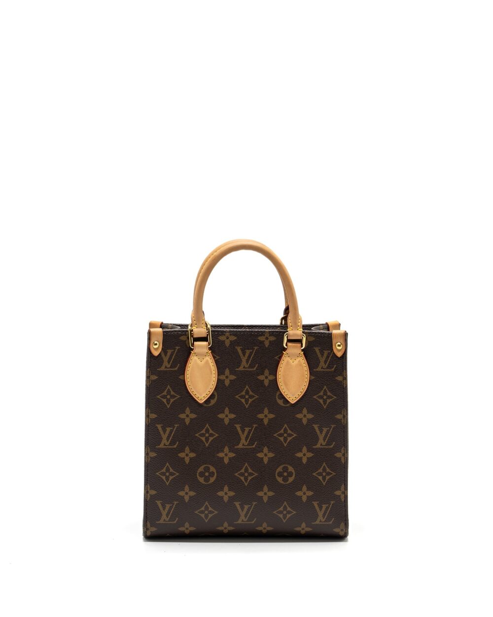 AAA Replica Louis Vuitton LV SAC PLAT BB MONOGRAM CANVAS GHW