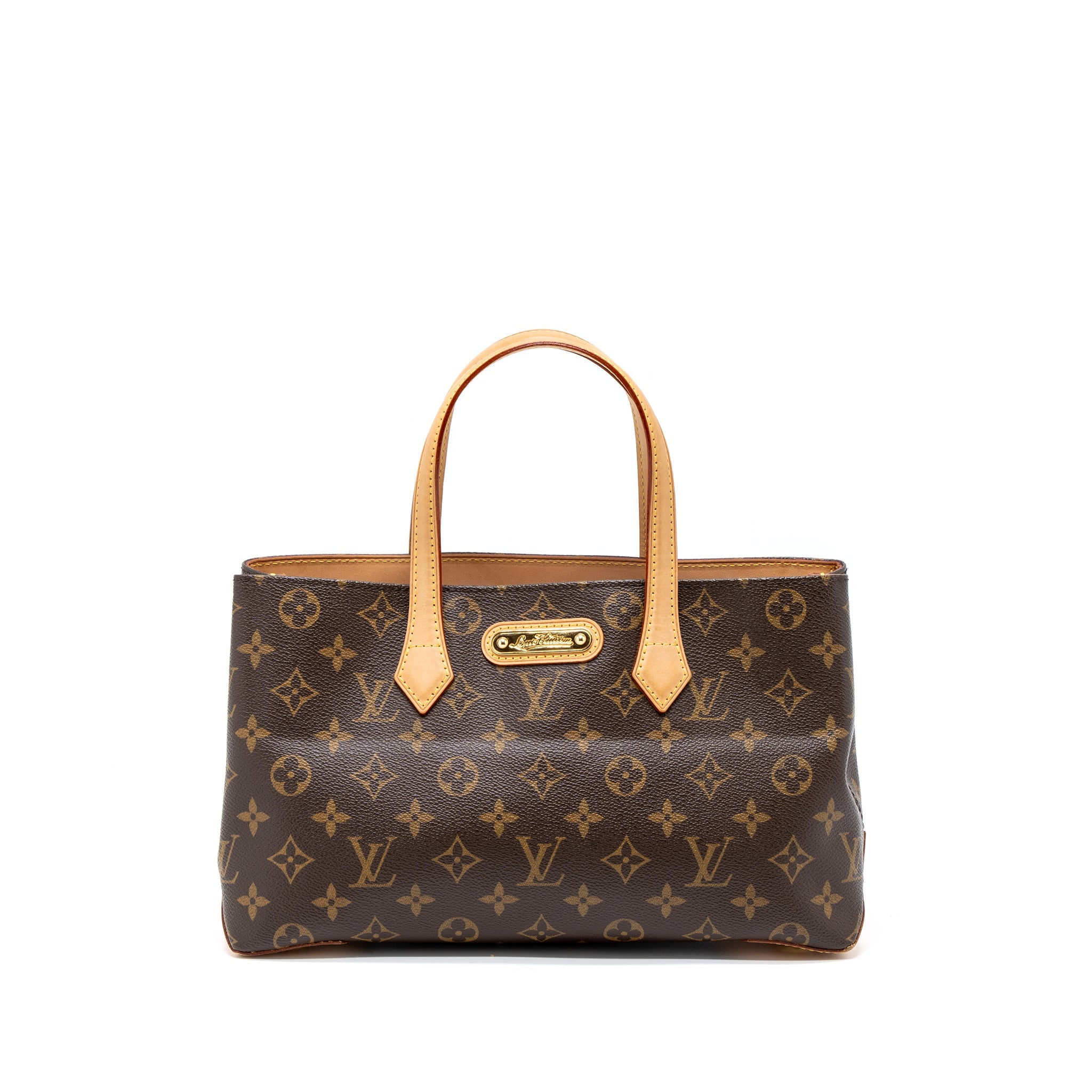 AAA Replica Louis Vuitton LV WILSHIRE PM TOTE BAG MONOGRAM CANVAS GHW