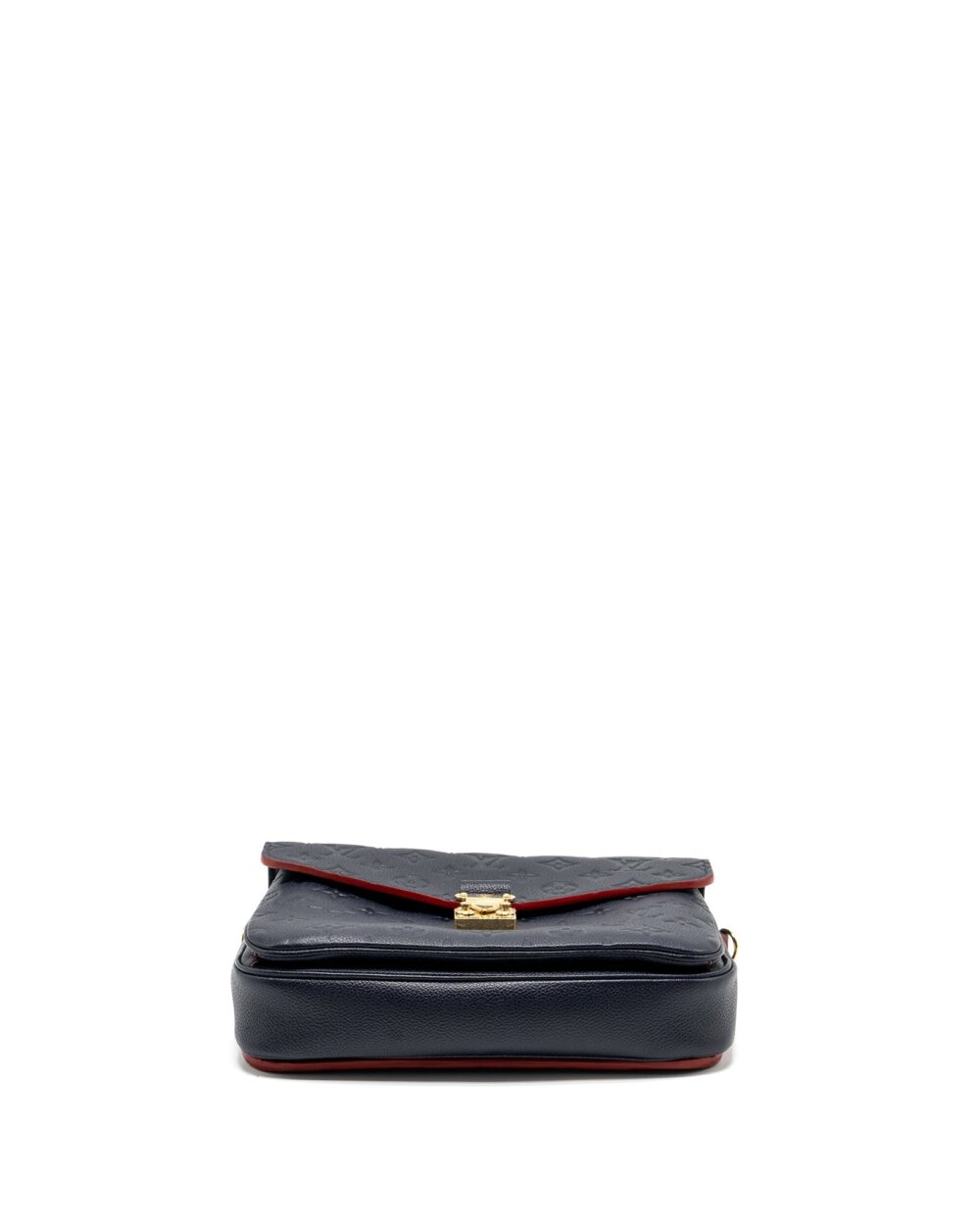 AAA Replica Louis Vuitton LV POCHETTE METIS MONOGRAM EMPREINETE NAVY GHW