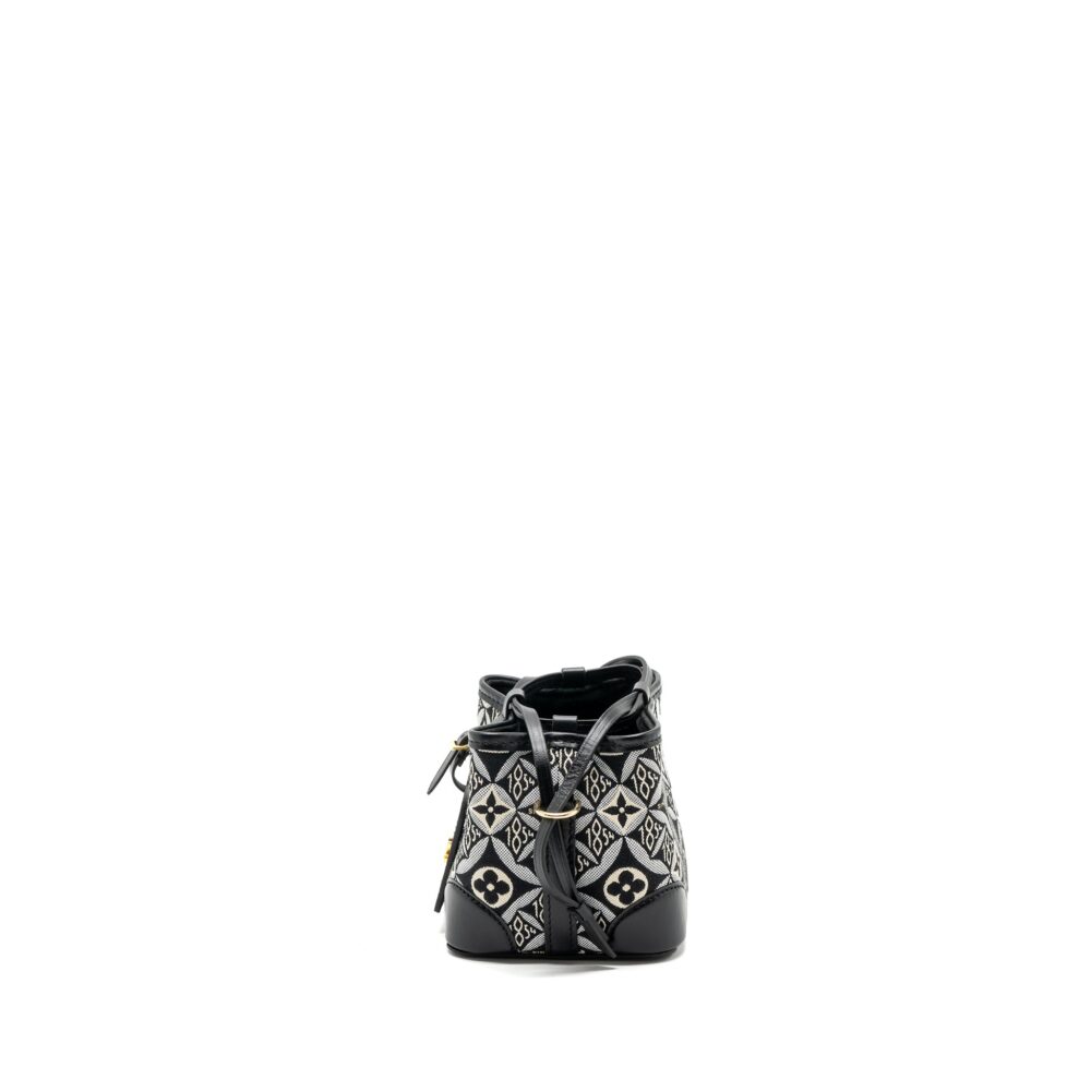AAA Replica Louis Vuitton LV SINCE 1854 NOE PURSE CANVAS/LEATHER BLACK/MULTICOLOUR GHW