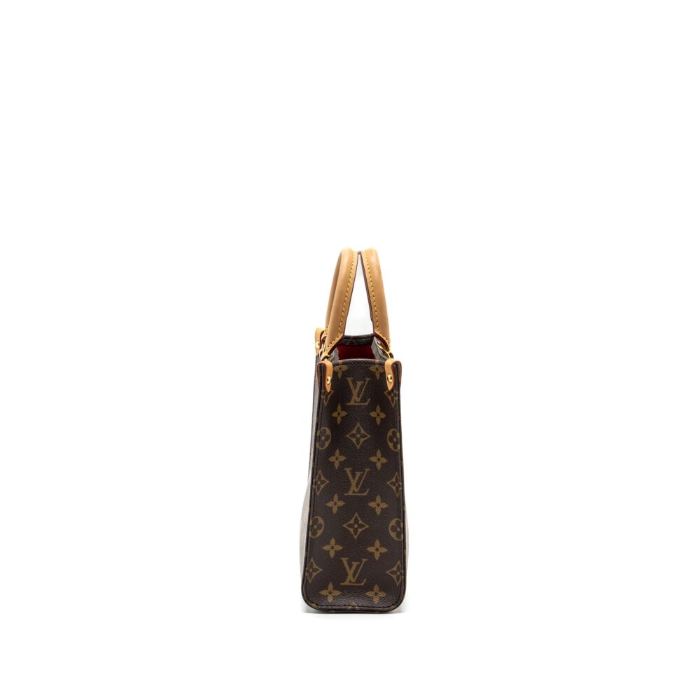 AAA Replica Louis Vuitton LV SAC PLAT BB MONOGRAM CANVAS GHW