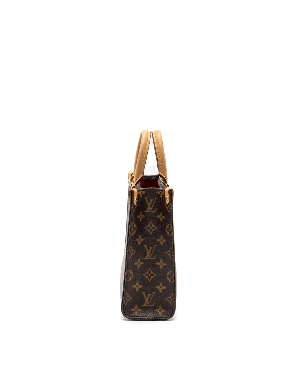 AAA Replica Louis Vuitton LV SAC PLAT BB MONOGRAM CANVAS GHW