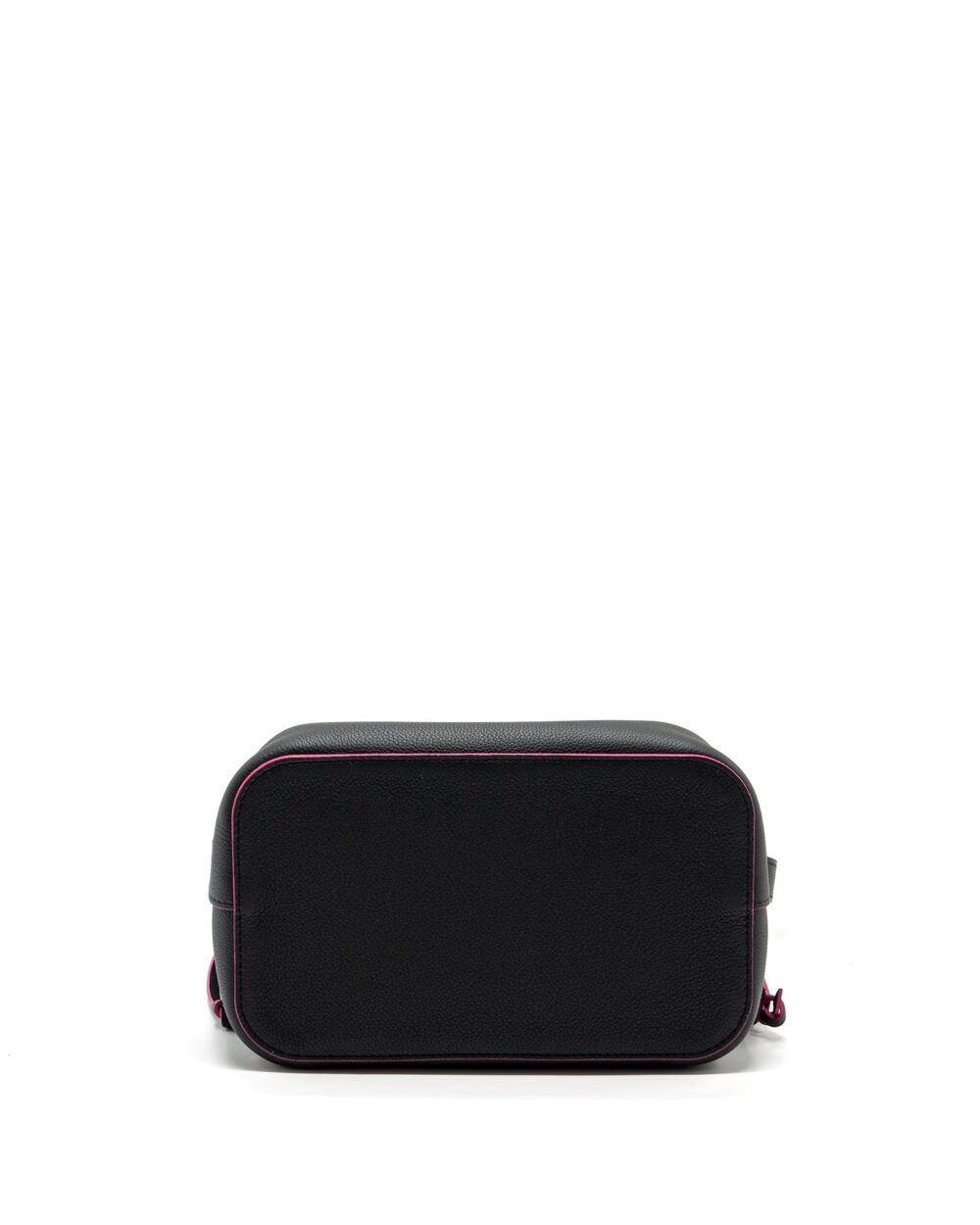 AAA Replica Louis Vuitton LV LOCKME BUCKET BAG CALFSKIN BLACK/PINK SHW
