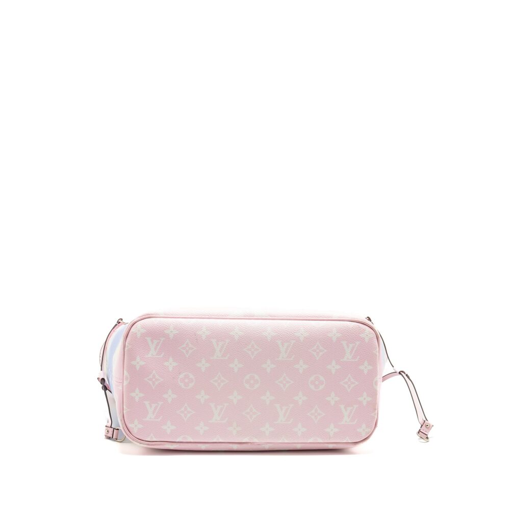 AAA Replica Louis Vuitton LV NEVERFULL MM ESCAL GIANT CANVAS PASTEL PINK SHW