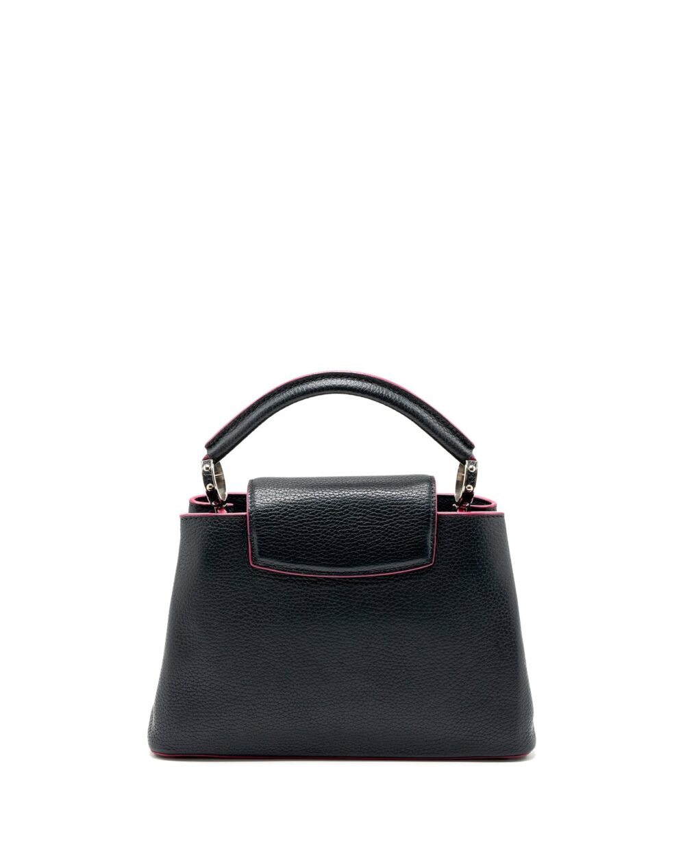 AAA Replica Louis Vuitton LV CAPUCINES BB TAURILLON NAVY SHW