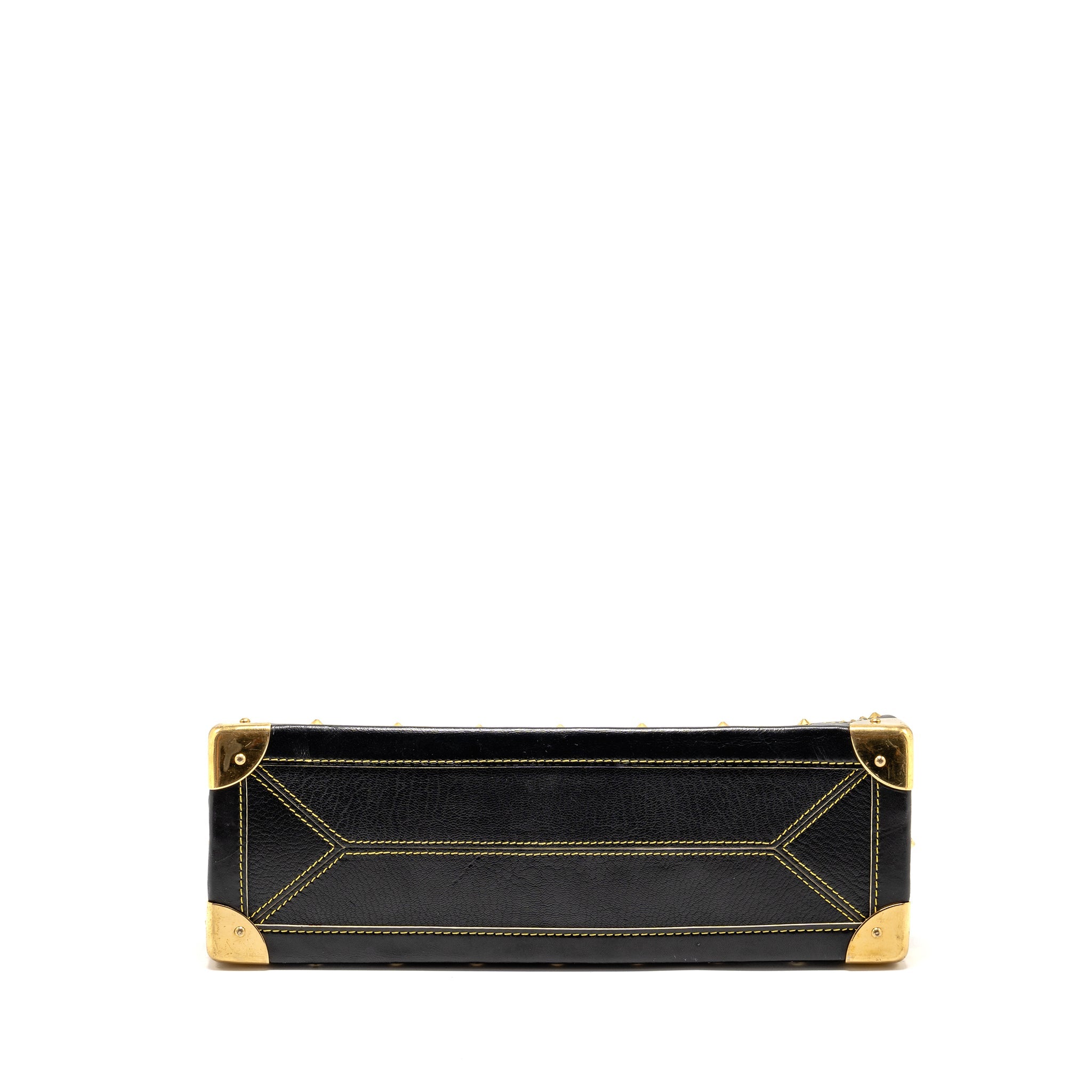 AAA Replica Louis Vuitton LV VINTAGE SHOULDER BAG BLACK GHW
