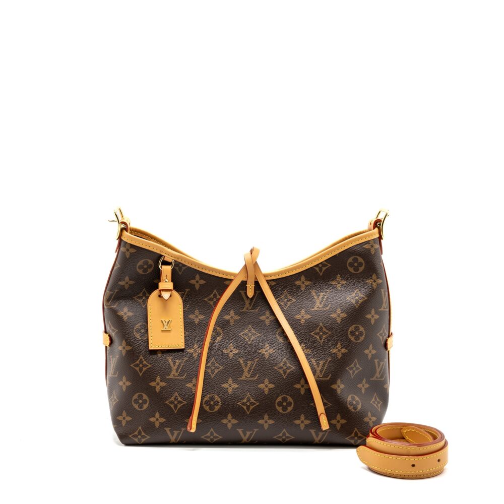 AAA Replica Louis Vuitton LV CARRYALL PM MONOGRAM CANVAS GHW (NEW VERSION)
