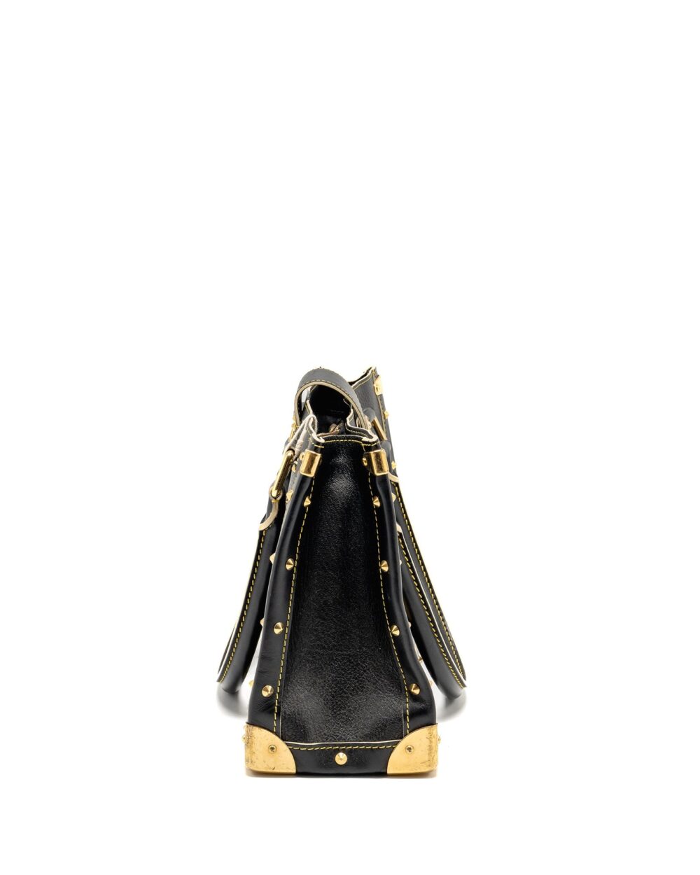 AAA Replica Louis Vuitton LV VINTAGE SHOULDER BAG BLACK GHW