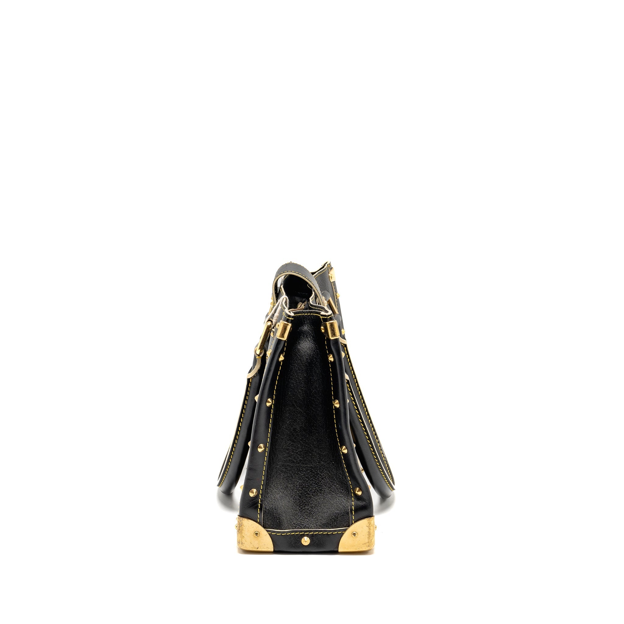 AAA Replica Louis Vuitton LV VINTAGE SHOULDER BAG BLACK GHW