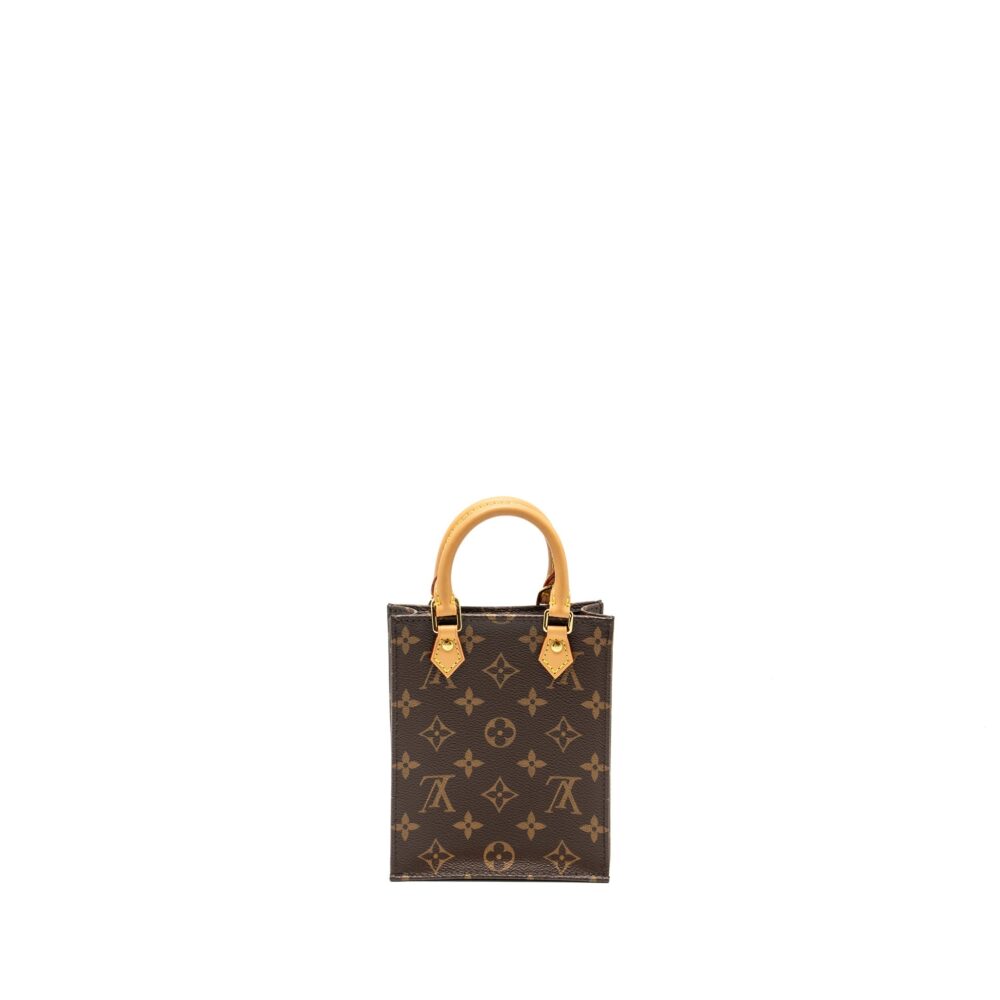 AAA Replica Louis Vuitton LV PATIT SAC PLAT MONOGRAM CANVAS GHW