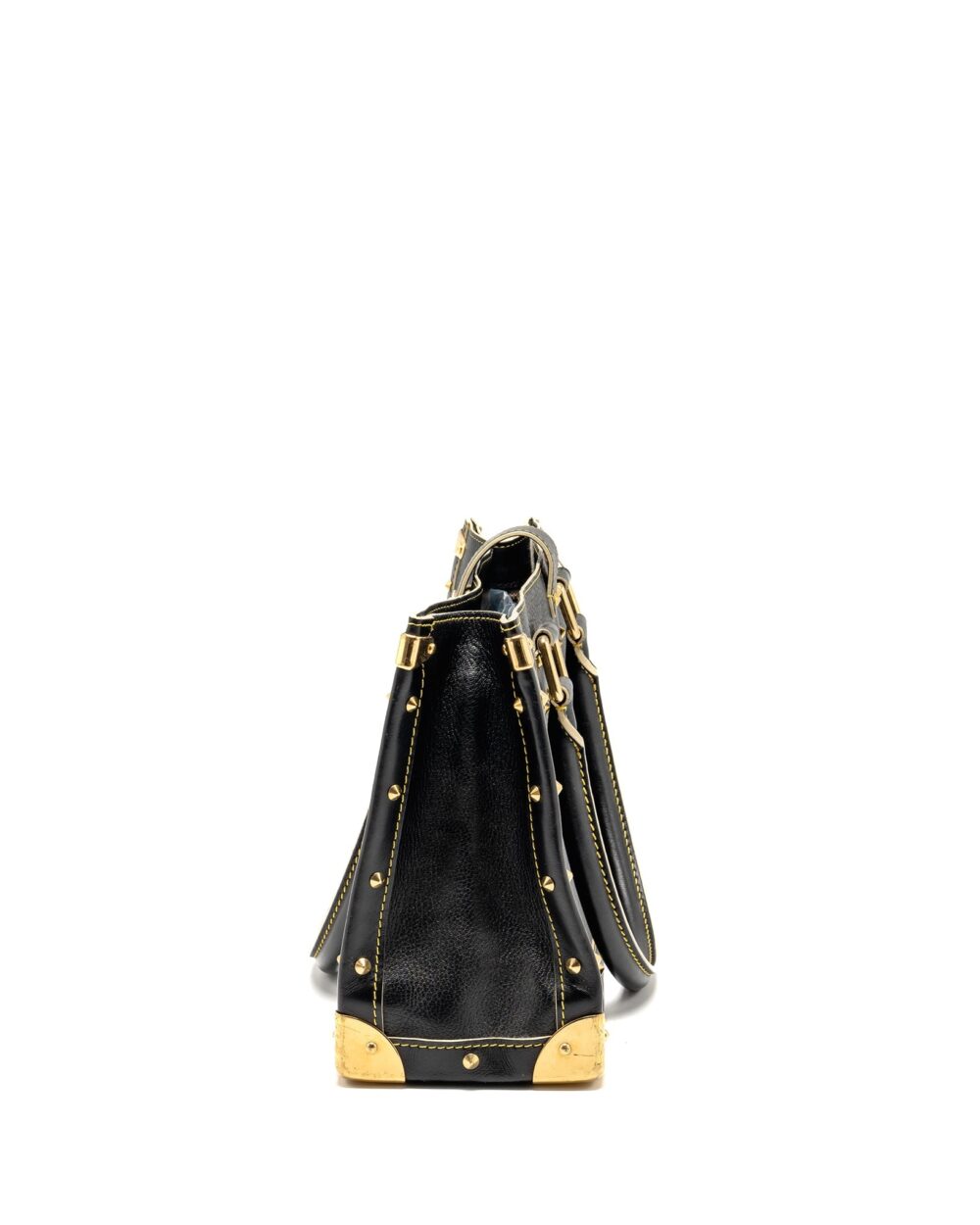 AAA Replica Louis Vuitton LV VINTAGE SHOULDER BAG BLACK GHW