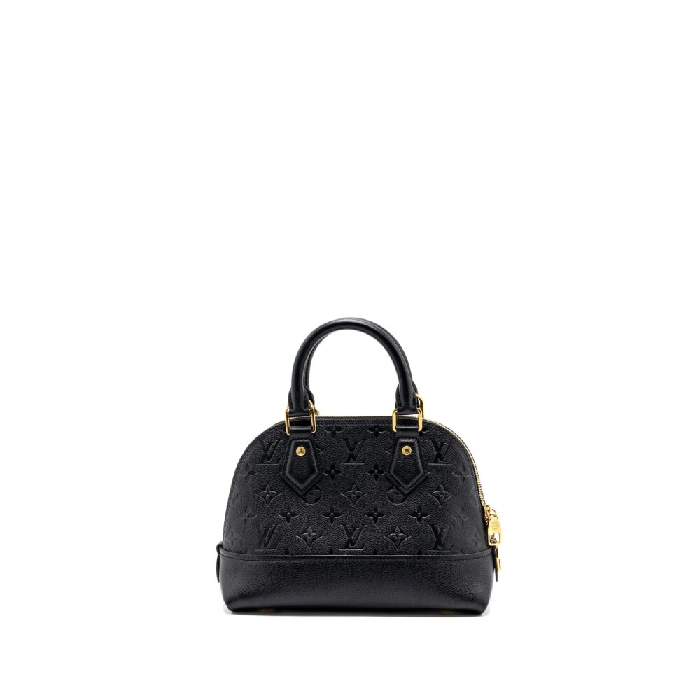 AAA Replica Louis Vuitton LV NEO ALMA BB MONOGRAM EMPREINTE BLACK GHW (NEW VERSION)
