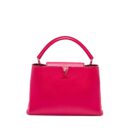 AAA Replica Louis Vuitton LV CAPUCINES TAURILLON HOT PINK SHW