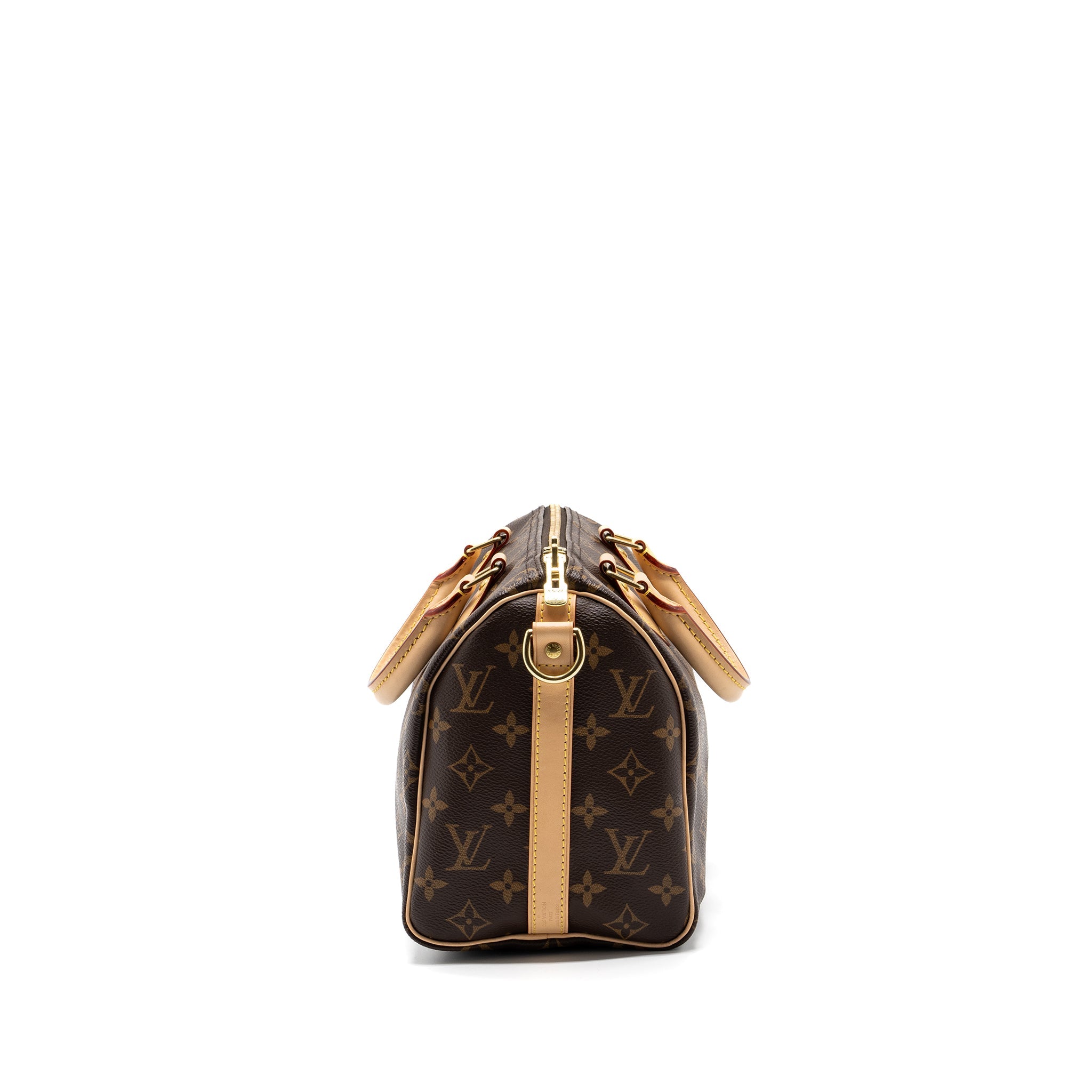 AAA Replica Louis Vuitton LV SPEEDY BANDOULIERE 25 MONOGRAM CANVAS GHW