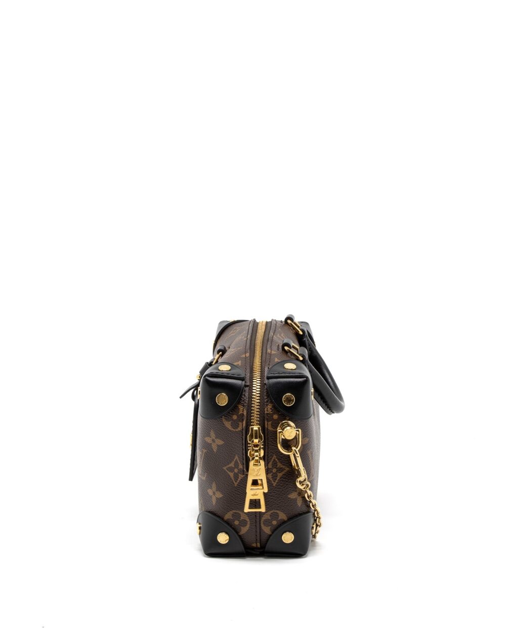AAA Replica Louis Vuitton LV PETITE MALLE SOUPLE MONOGRAM CANVAS BLACK GHW (NEW VERSION)
