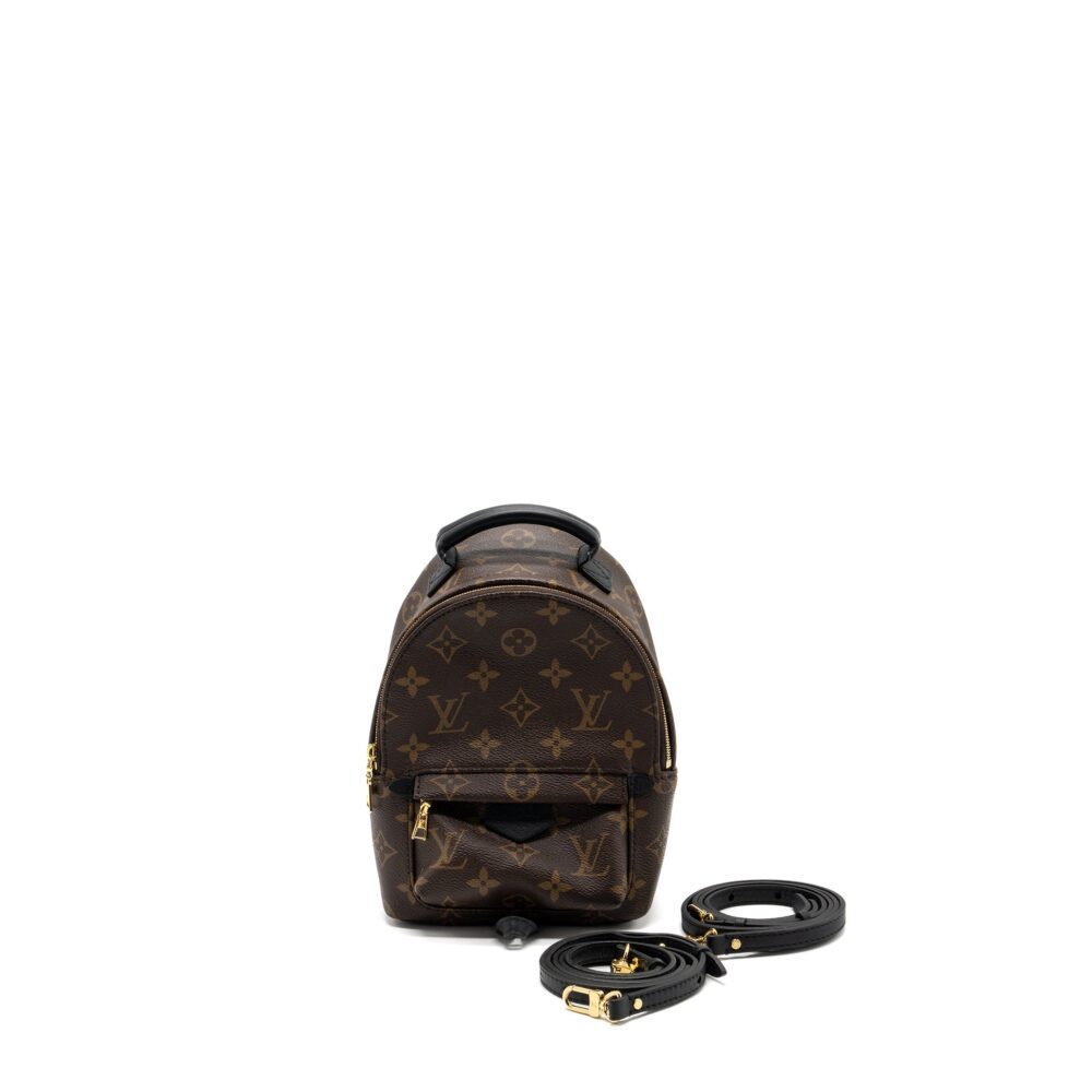 AAA Replica Louis Vuitton LV MINI PALM SPRING BACKPACK MONOGRAM CANVAS GHW