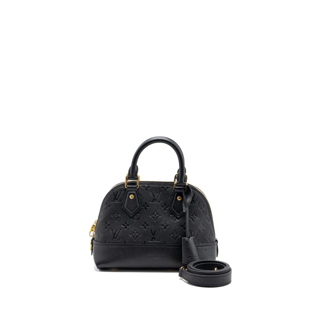 AAA Replica Louis Vuitton LV NEO ALMA BB MONOGRAM EMPREINTE BLACK GHW (NEW VERSION)