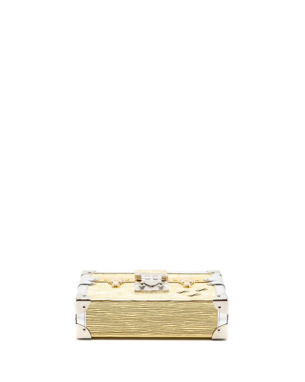 AAA Replica Louis Vuitton LV PETIT MALLE EPI GOLD / SILVER SHW
