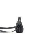 AAA Replica Louis Vuitton LV KEEPALL BANDOULIERE 25 MONOGRAM TAURILLON LEATHER BLACK WITH BLACK HARDWARE