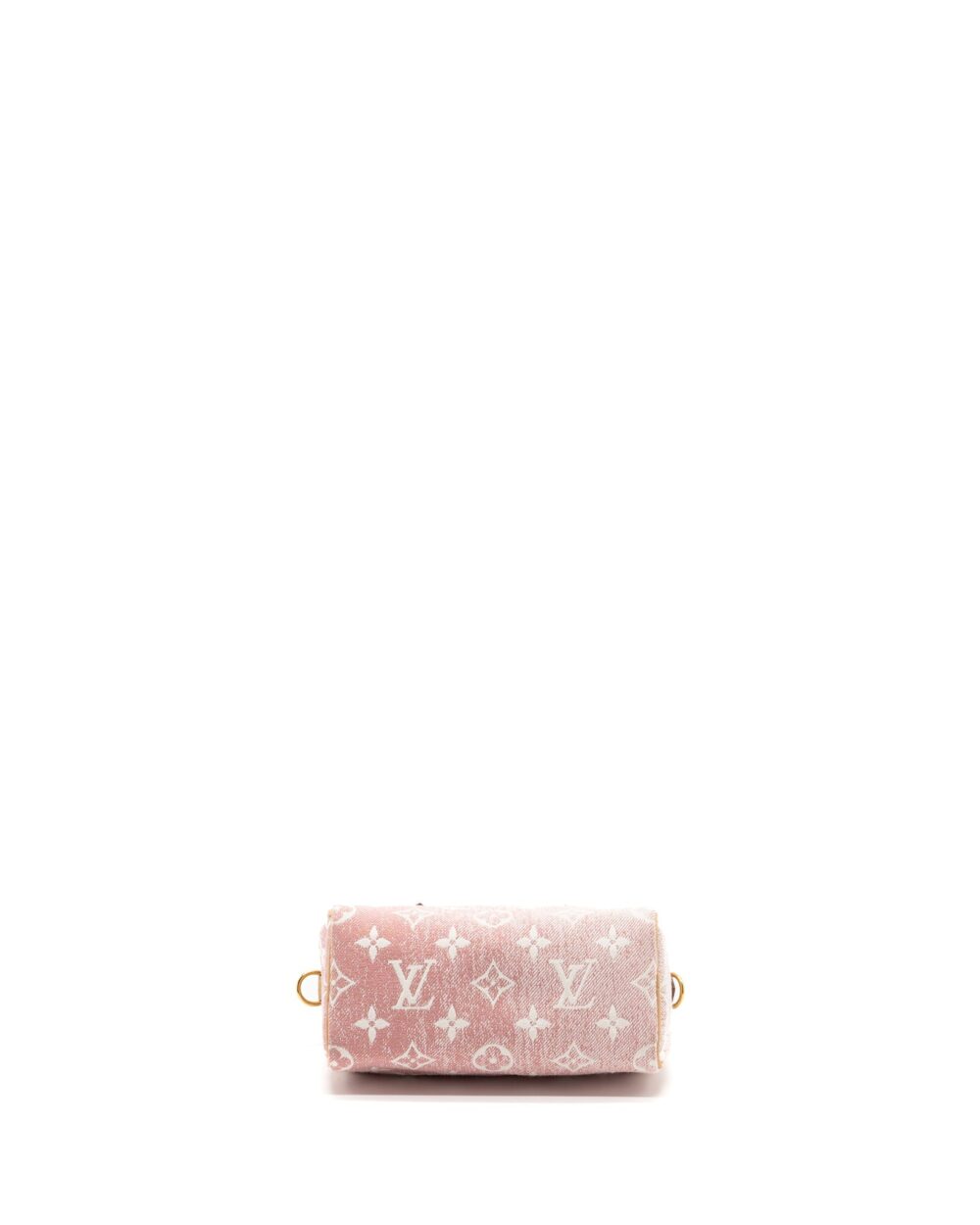 AAA Replica Louis Vuitton LV NANO SPEEDY MONOGRAM DENIM PINK GHW (NEW VERSION)