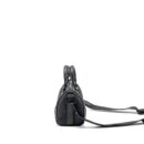 AAA Replica Louis Vuitton LV KEEPALL BANDOULIERE 25 MONOGRAM TAURILLON LEATHER BLACK WITH BLACK HARDWARE