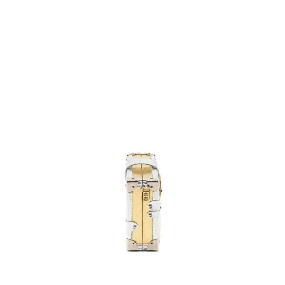 AAA Replica Louis Vuitton LV PETIT MALLE EPI GOLD / SILVER SHW