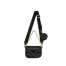 AAA Replica Louis Vuitton LV NEW WAVE MULTI POCHETTE CALFSKIN BLACK GHW