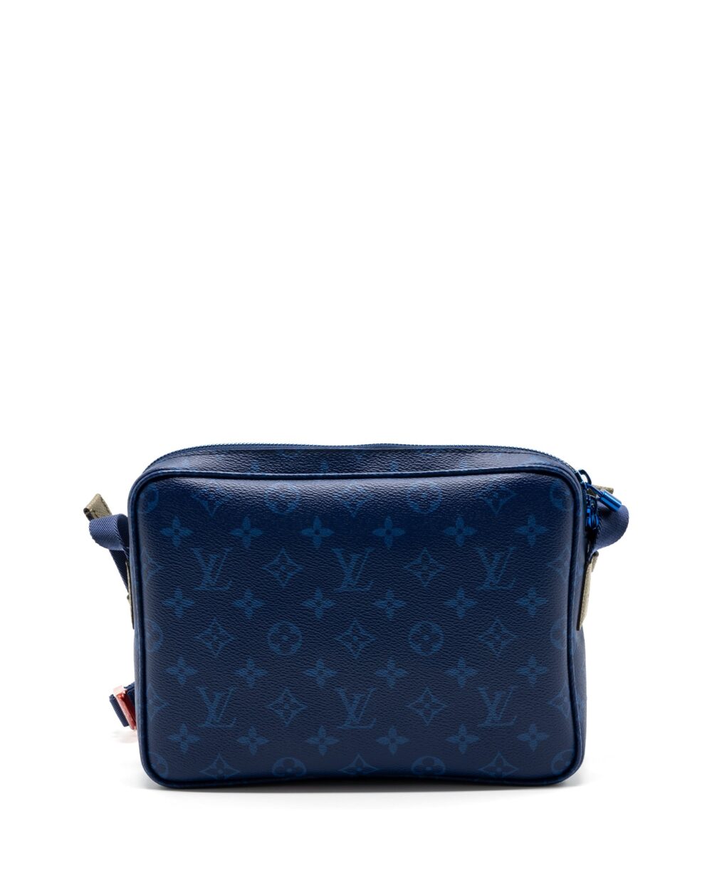 AAA Replica Louis Vuitton LV MESSENGER BAG MONOGRAM CANVAS PACIFIC BLUE/ MULTICOLOUR HARDWARE