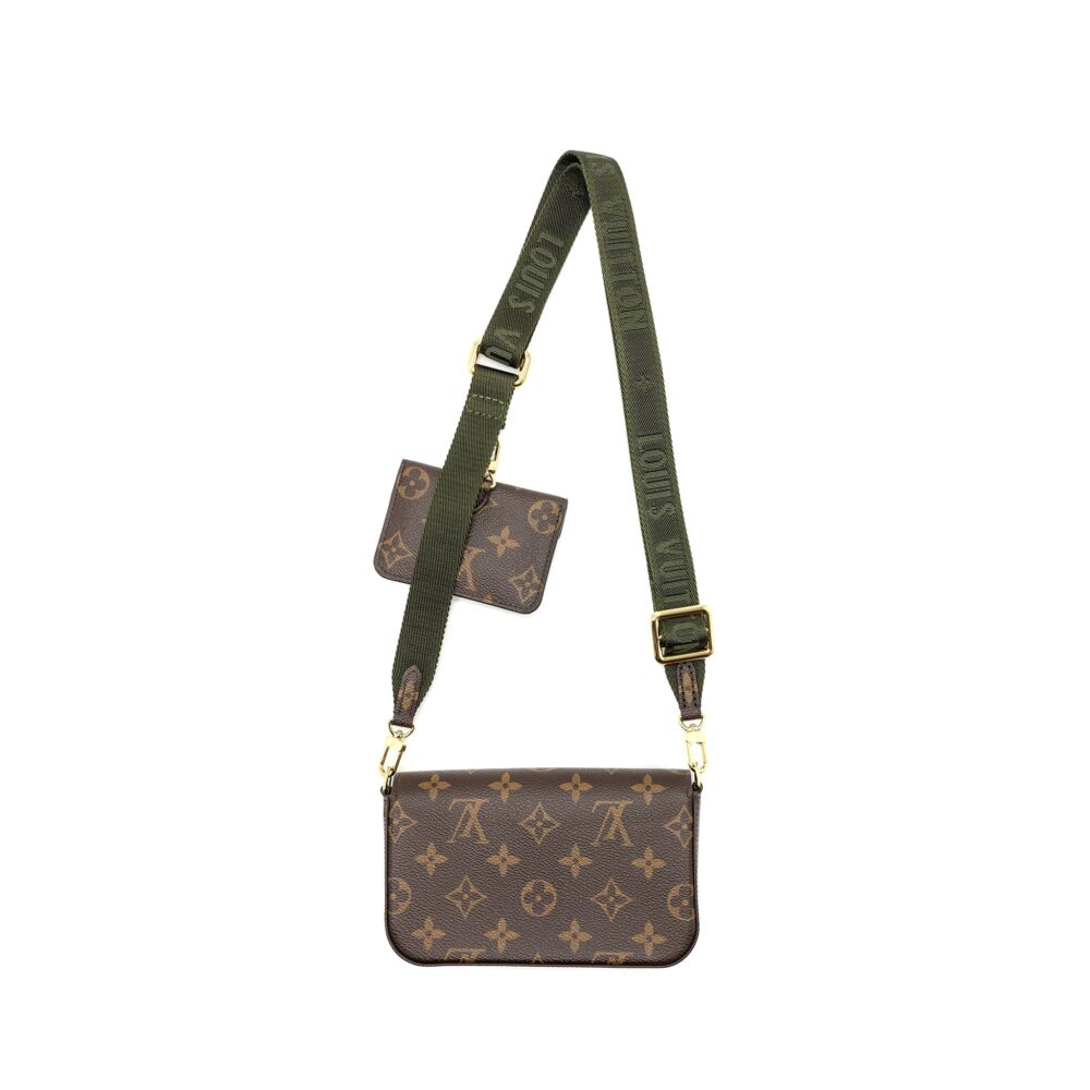 AAA Replica Louis Vuitton LV FELICIE STRAP & GO MONOGRAM CANVAS GHW (NEW VERSION)