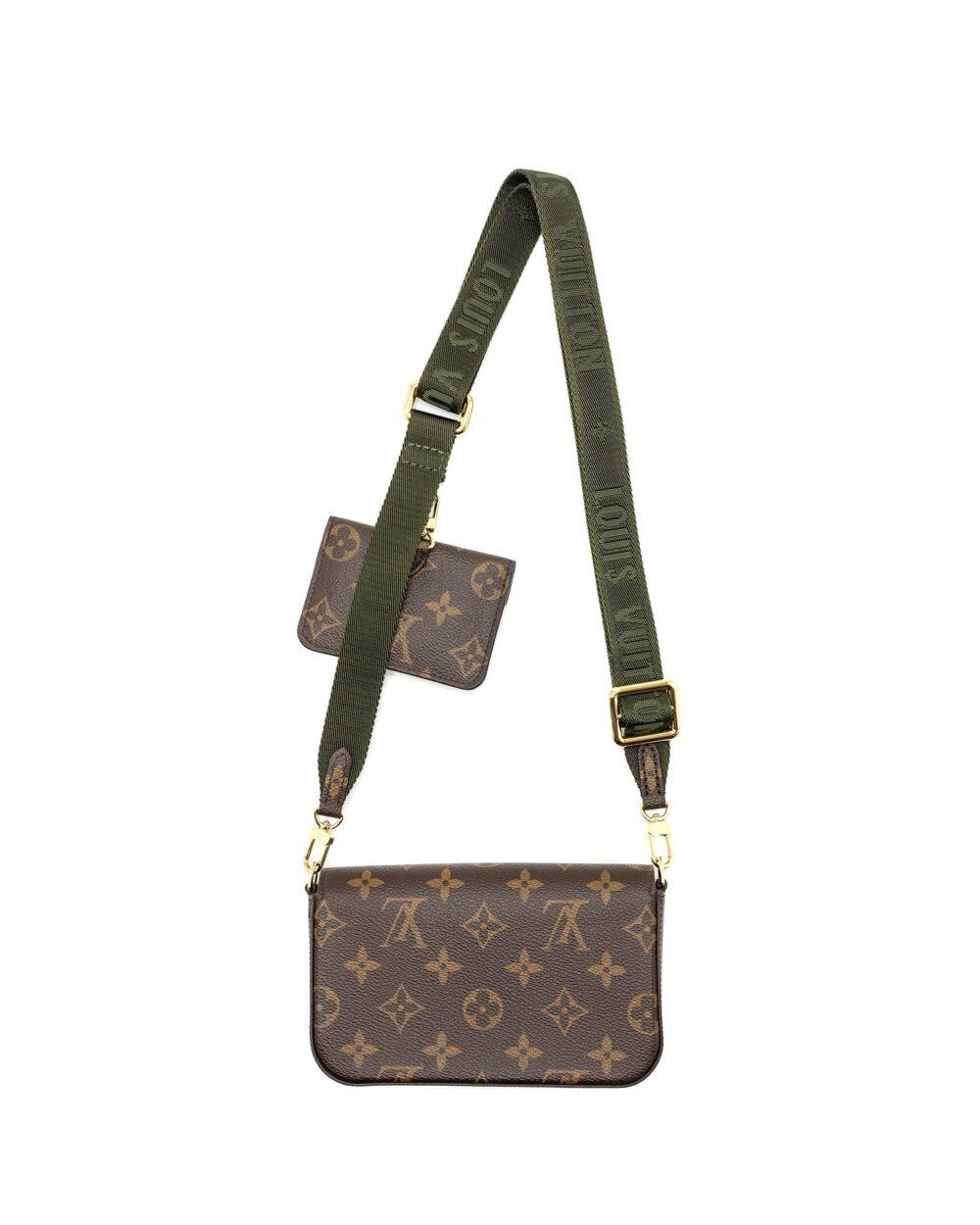 AAA Replica Louis Vuitton LV FELICIE STRAP & GO MONOGRAM CANVAS GHW (NEW VERSION)