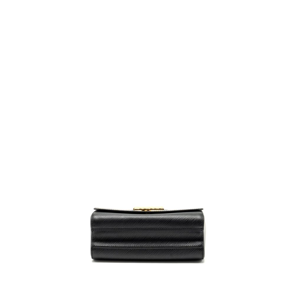 AAA Replica Louis Vuitton LV TWIST MM EPI BLACK GHW