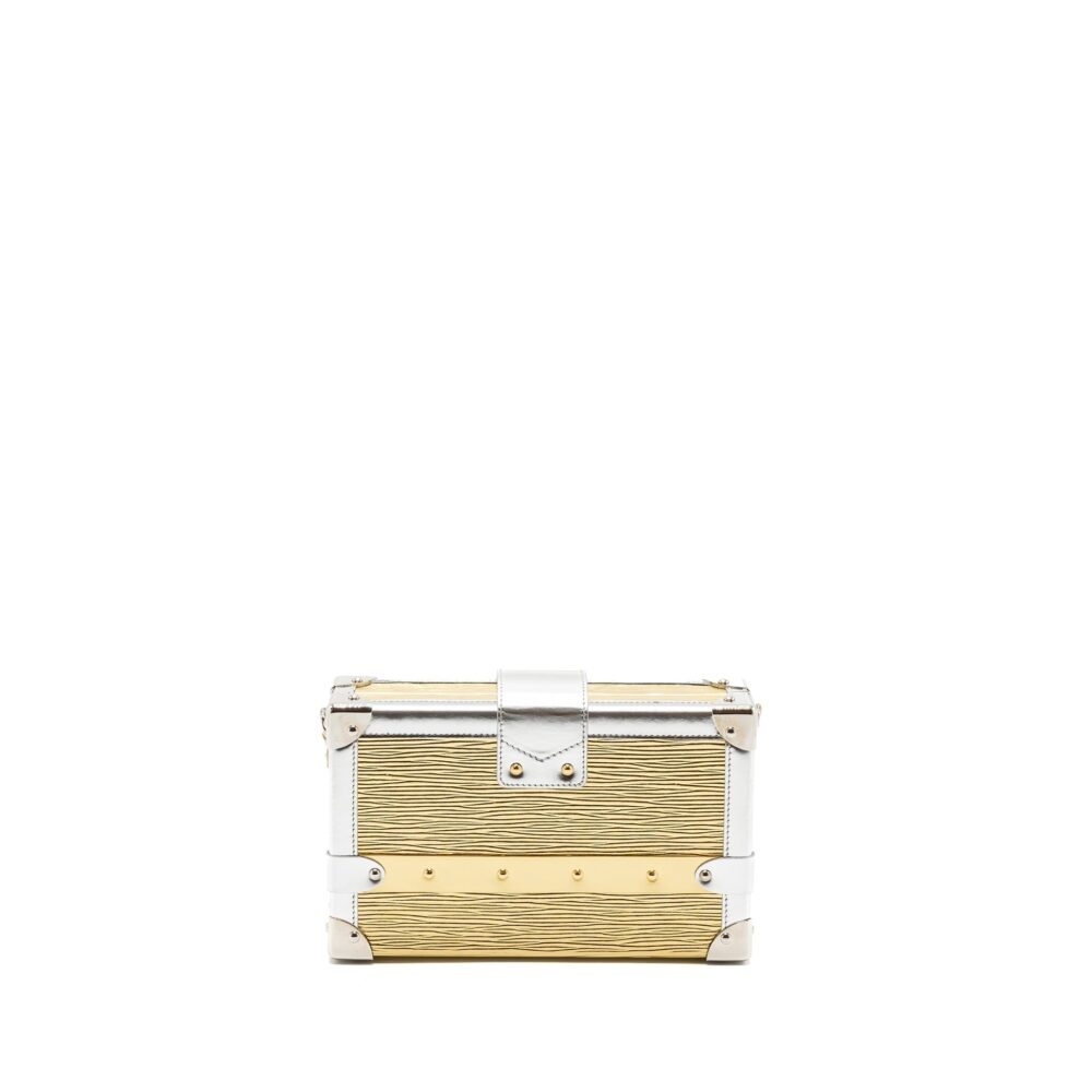AAA Replica Louis Vuitton LV PETIT MALLE EPI GOLD / SILVER SHW