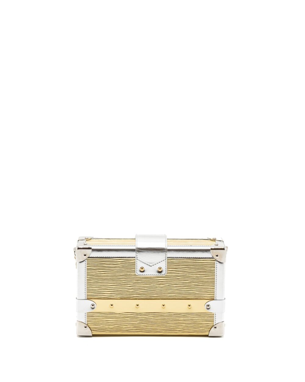 AAA Replica Louis Vuitton LV PETIT MALLE EPI GOLD / SILVER SHW