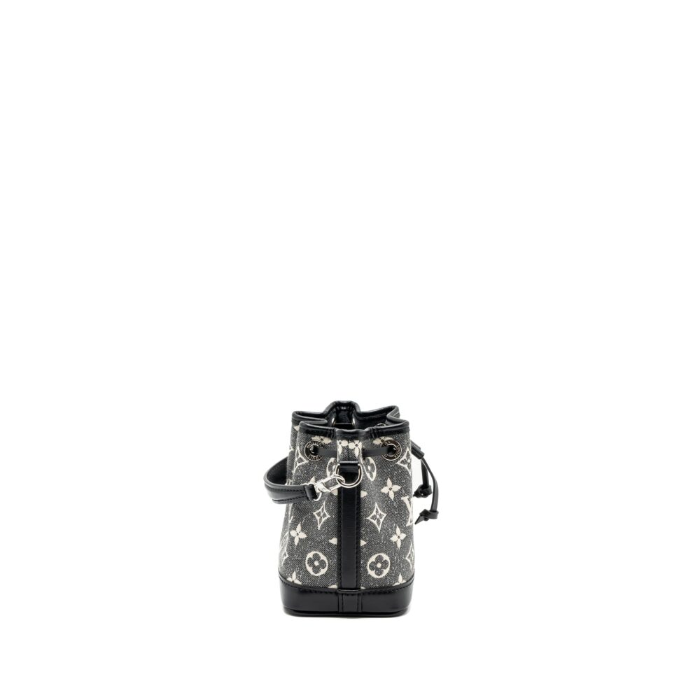 AAA Replica Louis Vuitton LV NANO NOE JACQUARD DENIM BLACK MULTICOLOUR SHW (NEW VERSION)