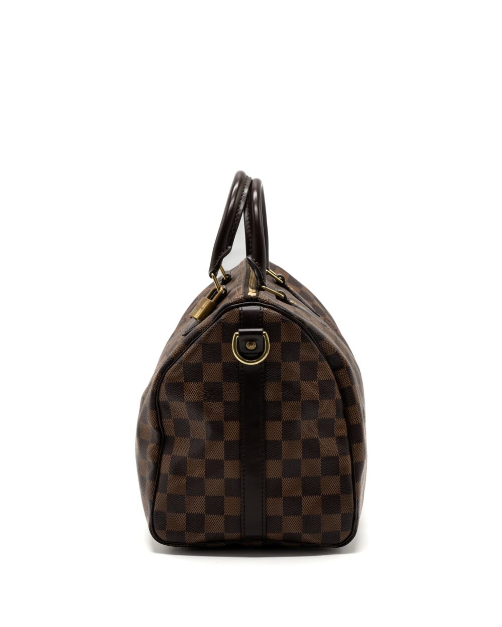 AAA Replica Louis Vuitton LV SPEEDY BANDOULIERE 30 DAMIER EBENE GHW