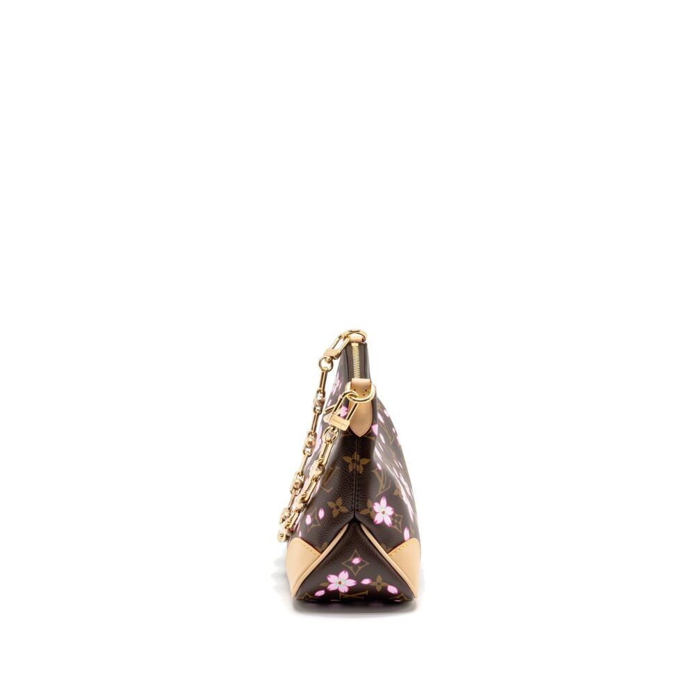 AAA Replica Louis Vuitton LV X TAKASHI MURAKAMI BOULOGNE PM CHERRY BLOSSOM MONOGRAM CANVAS GHW