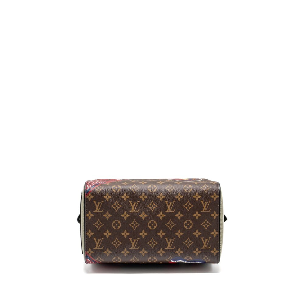 AAA Replica Louis Vuitton LV KABUKI LIMITED EDITION SPEEDY 30 MONOGRAM CANVAS/EPI MULTICOLOUR GHW