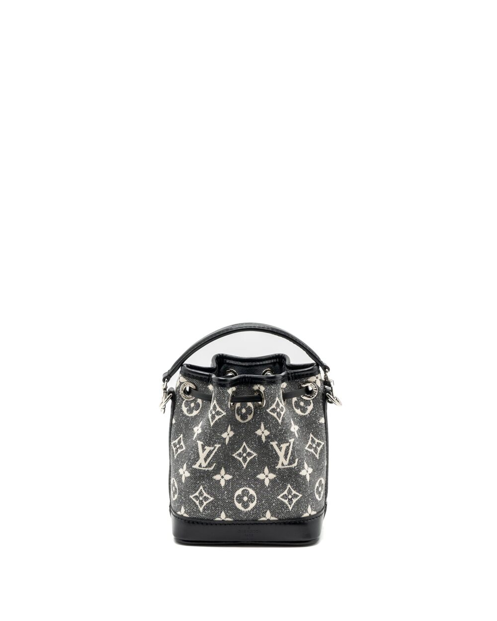 AAA Replica Louis Vuitton LV NANO NOE JACQUARD DENIM BLACK MULTICOLOUR SHW (NEW VERSION)
