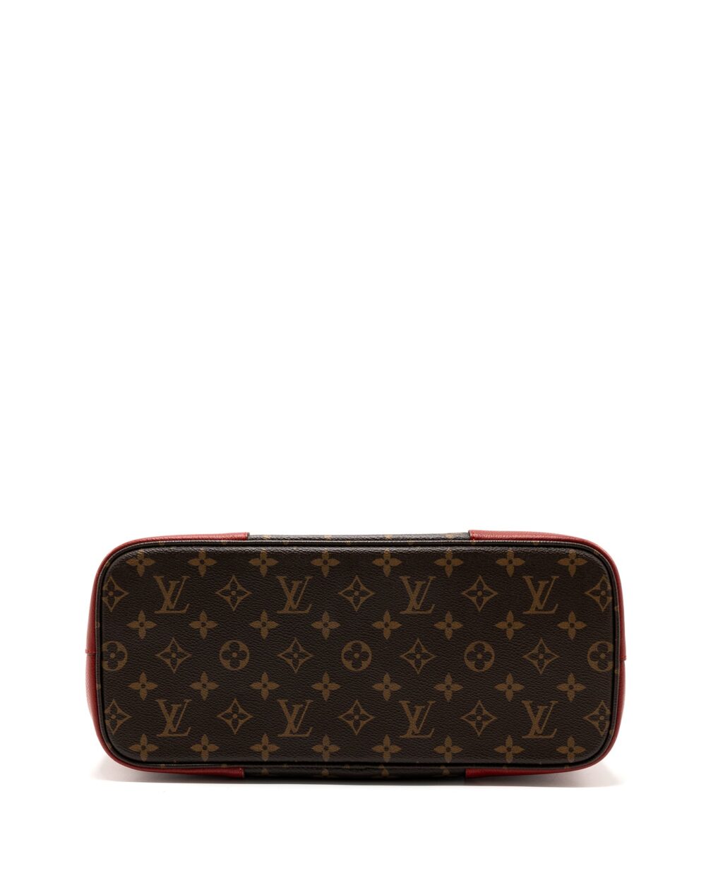 AAA Replica Louis Vuitton LV TOP HANDLE TOTE BAG MONOGRAM CANVAS / RED GHW