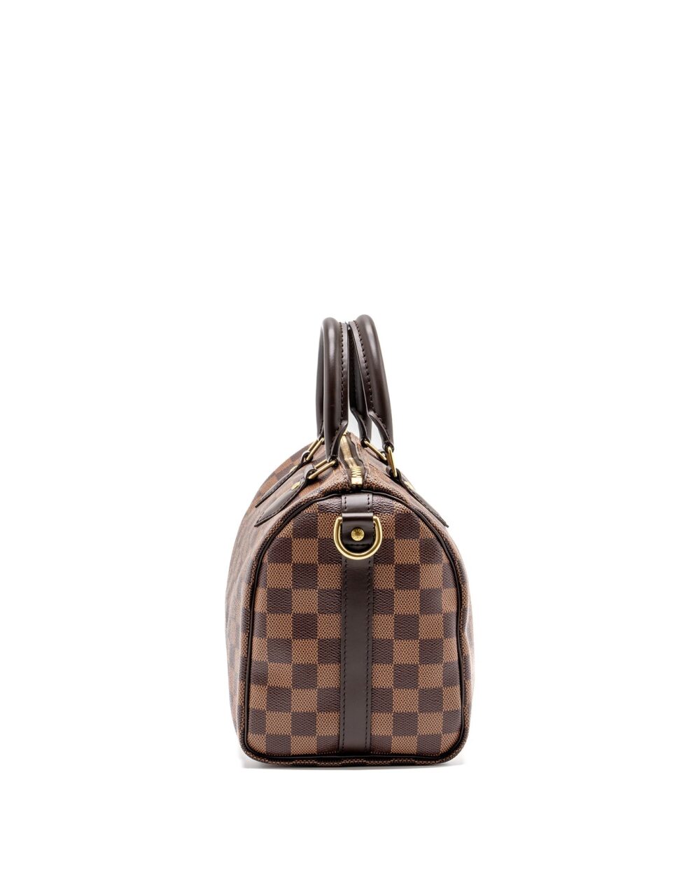 AAA Replica Louis Vuitton LV SPEEDY 25 DAMIER EBENE GHW