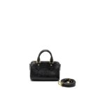 AAA Replica Louis Vuitton LV NANO SPEEDY MONOGRAM EMPREINTE BLACK GHW(NEW VERSION)