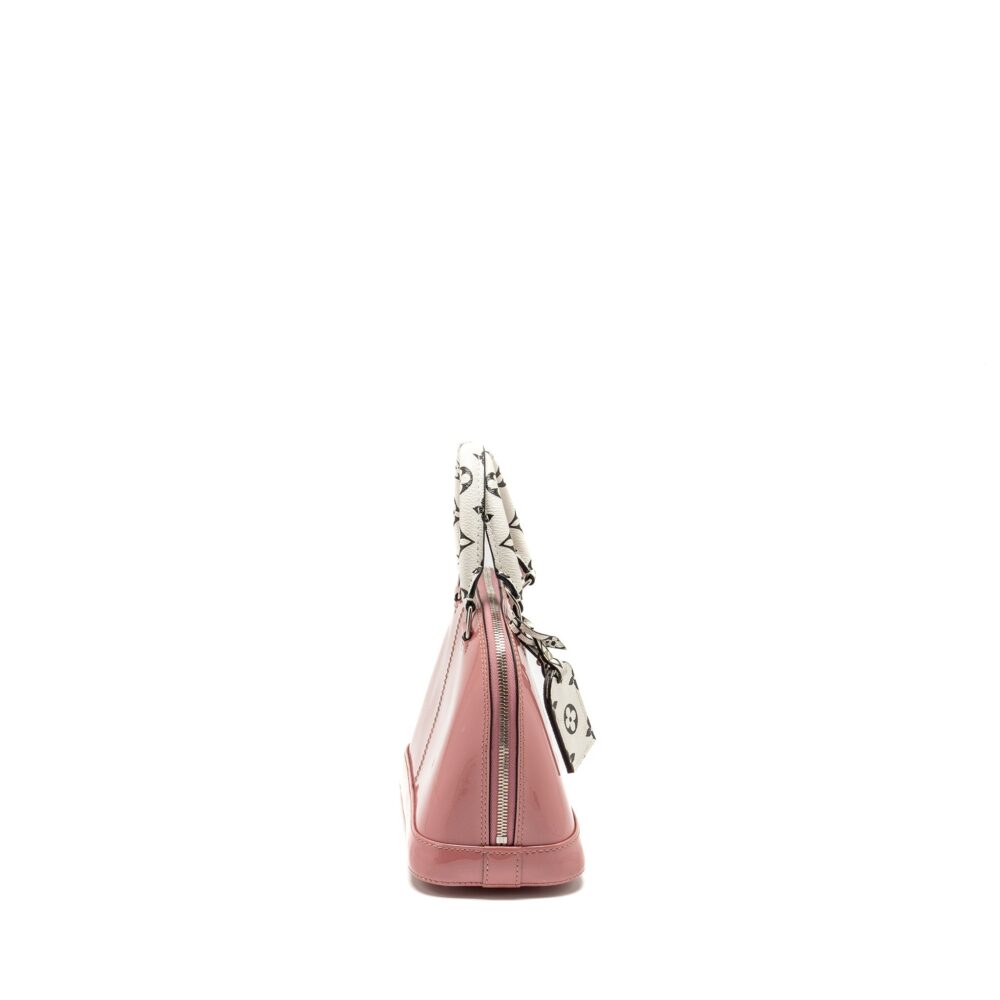 AAA Replica Louis Vuitton LV ALMA BB VERNIS PATENT ROSE BLUSH SHW